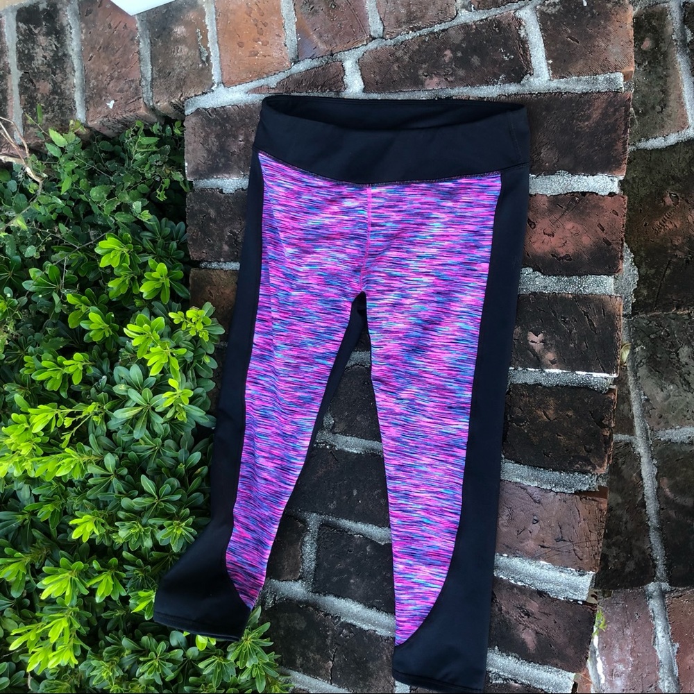 Fabletics Pink & purple leggings size small